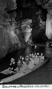 VILLE D ORAN CHATEAU DE LERIET 1955 VISITE DANS LE GOUFFRE DE PADIRAC